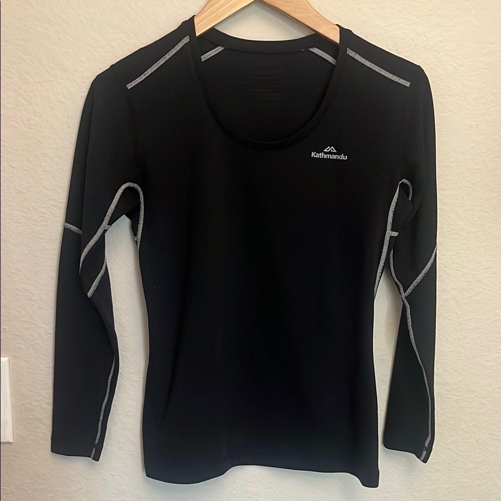 Kathmandu Black 3/4 Therma Long Sleeve size 10